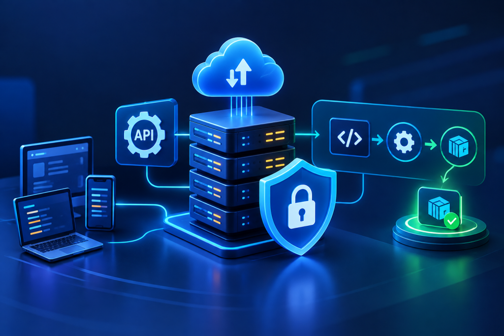 Secure API Hosting with Automatic Deployment: